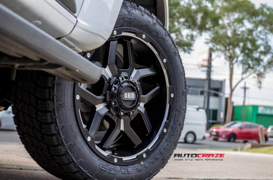HOLDEN COLORADO GD07 MATTE BLACK MILLED
